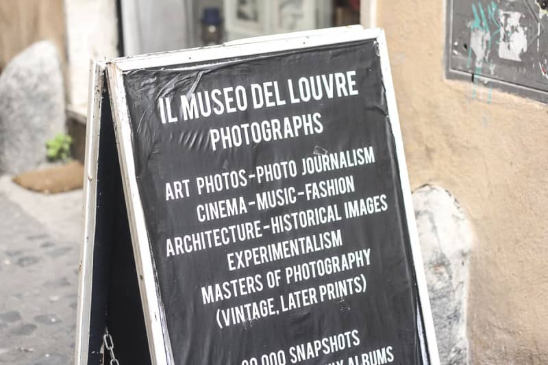 libreria museo del louvre ghetto di roma