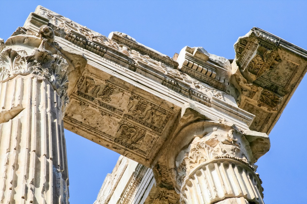 portico di ottavia restauro